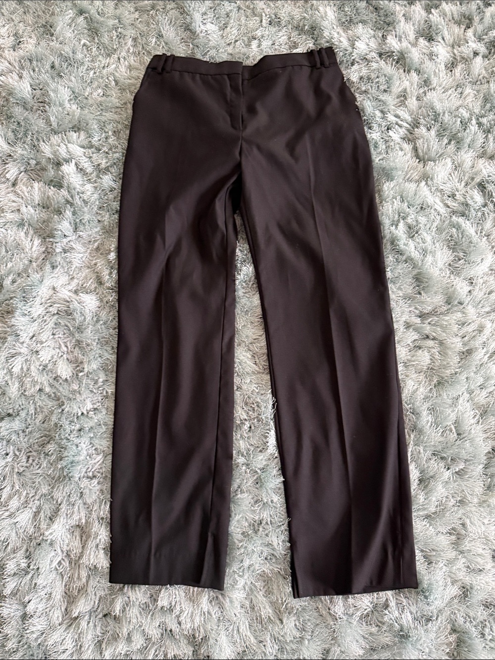 Mango Black Straight-Leg Women's Dress Pants